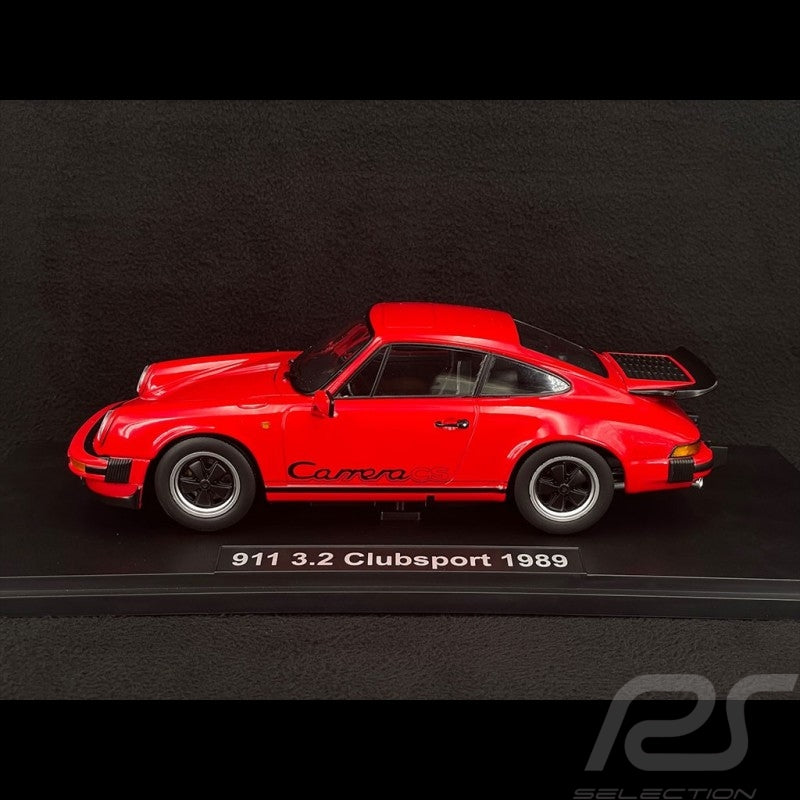 Porsche 911 3.2 Clubsport 1989 rosu - 1/18 KKScale