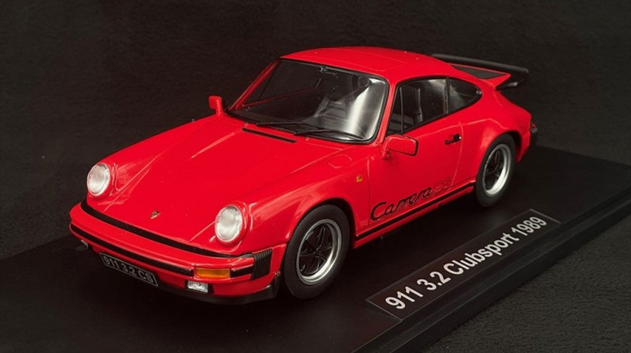 Porsche 911 3.2 Clubsport 1989 rosu - 1/18 KKScale