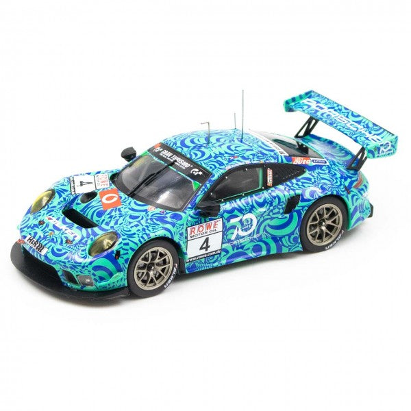 Porsche 911 GT3 R #4 VLN 7 Nurburgring 2018 cu vitrina plexiglass - 1/43 IxoModels