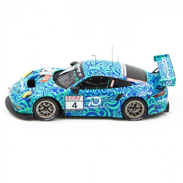 Porsche 911 GT3 R #4 VLN 7 Nurburgring 2018 cu vitrina plexiglass - 1/43 IxoModels