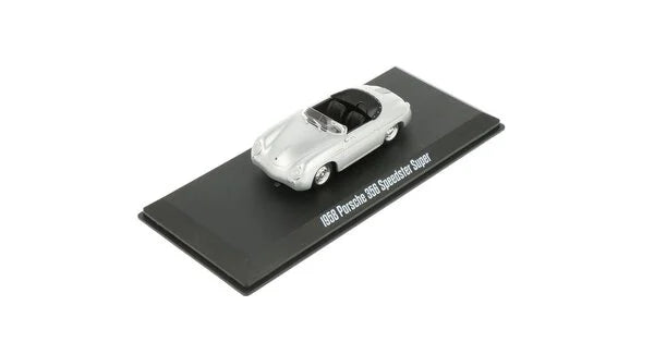 Porsche 356 Speedster Super 1958 gri cu vitrina plexiglass - 1/43 Greenlight