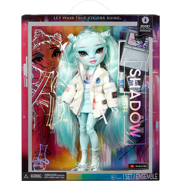 Papusa RAINBOW Shadow High - Zooey Electra 28cm