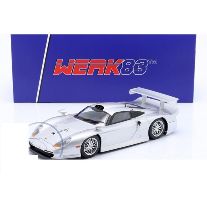 Porsche 911 GT1 Street Version silber 1997 - 1/18 Werk83