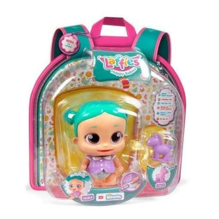 Papusa interactiva IMC Toys Laffies - NORA cea frumoasa cu 2 accesorii in ghiozdan