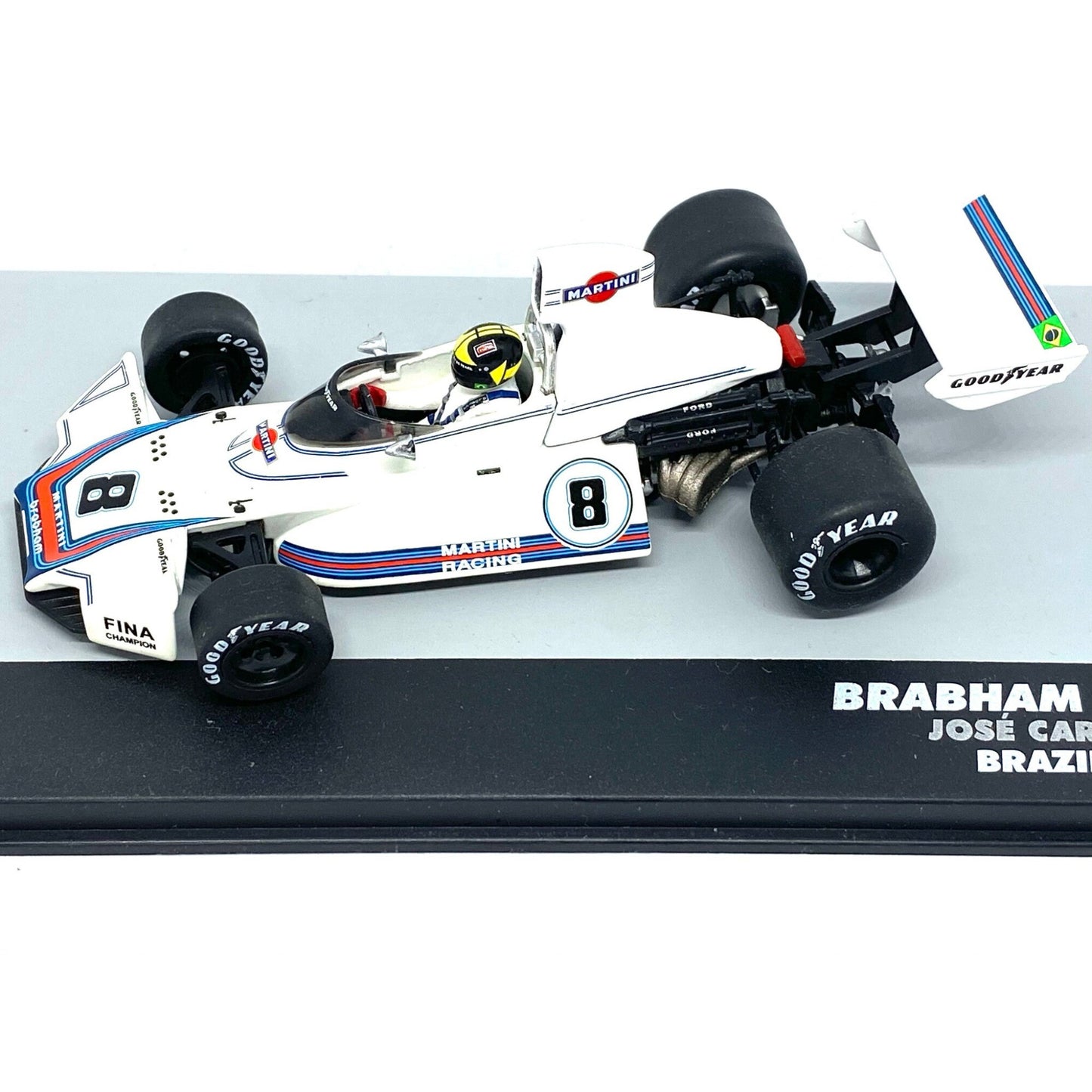 Formula 1 Brabham BT44B Jose Carlos Pace Brazil Gp 1975 - 1/43 Altaya