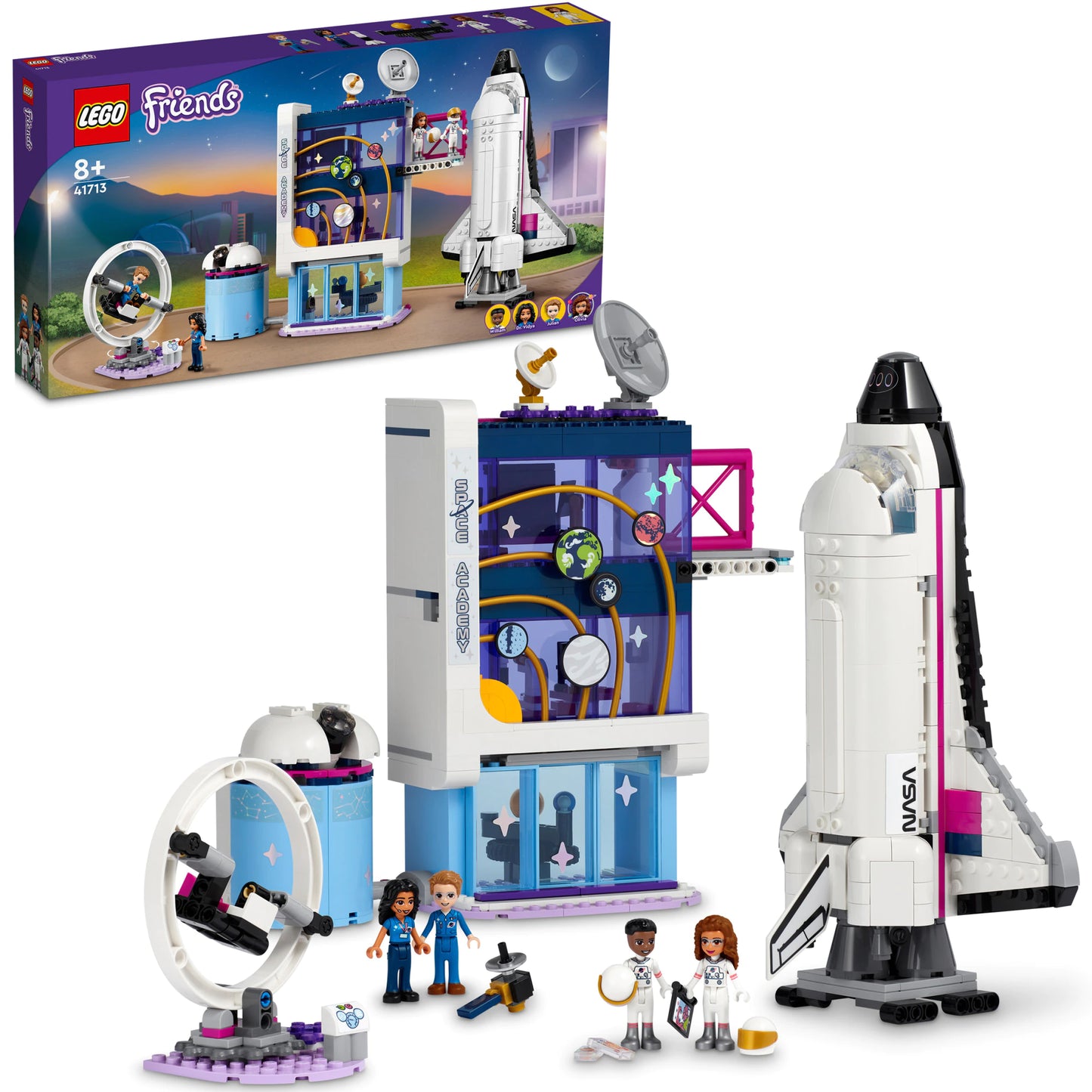 LEGO FRIENDS 41713 - Academia spatiala a Oliviei ( 757 piese )