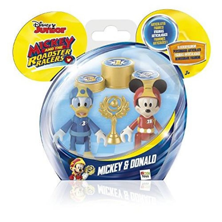 Set minifigurine MIckey si Donald pe podium