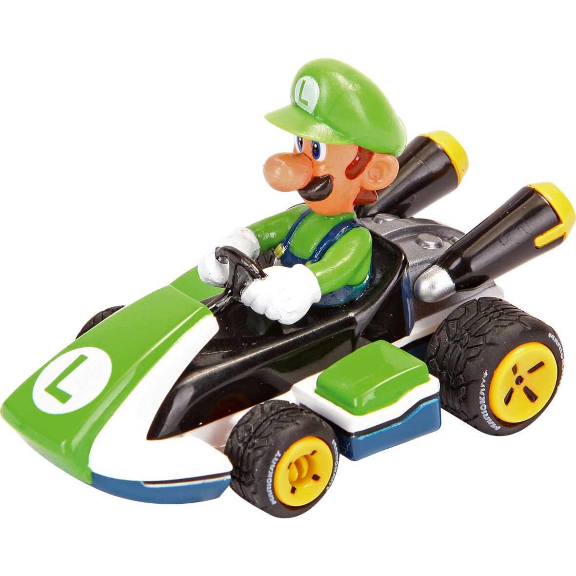 Masinuta MarioKart - LUIGI 7,5cm - pull back action