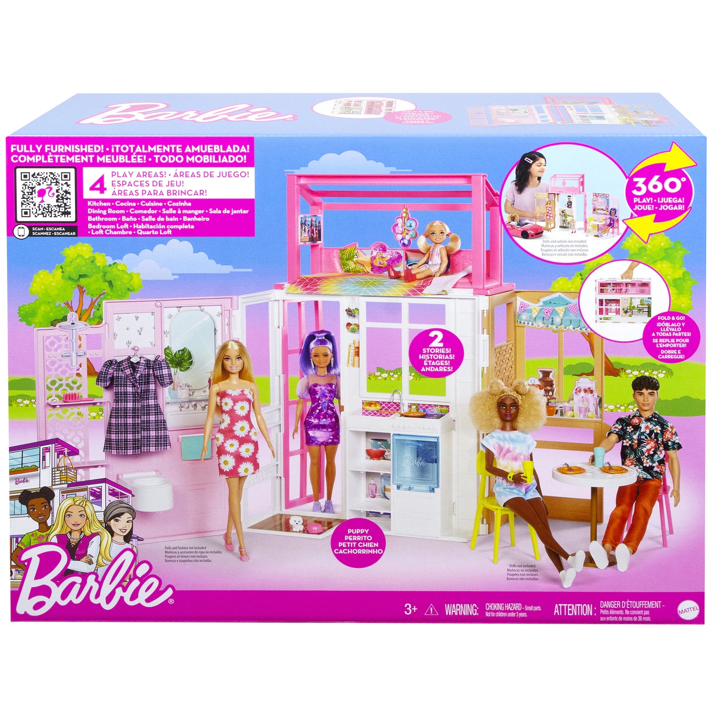 SET de joaca BARBIE - Casa complet mobilata