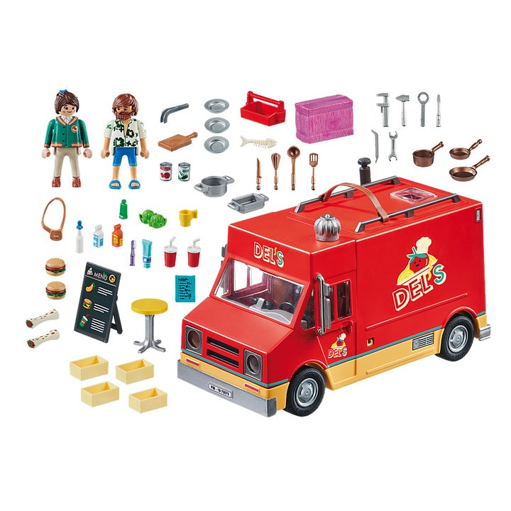 Playmobil The Movie 70075 - Camionul cu mancare al lui Del