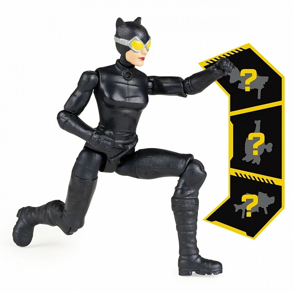 Figurina articulata Catwoman 10cm cu 3 accesorii surpriza