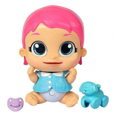 Papusa interactiva IMC Toys Laffies - GRETA cea curioasa cu 2 accesorii in ghiozdan