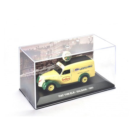 Fiat 1100 ELR Galbani 1951 cu vitrina plexiglass - 1/43 Altaya