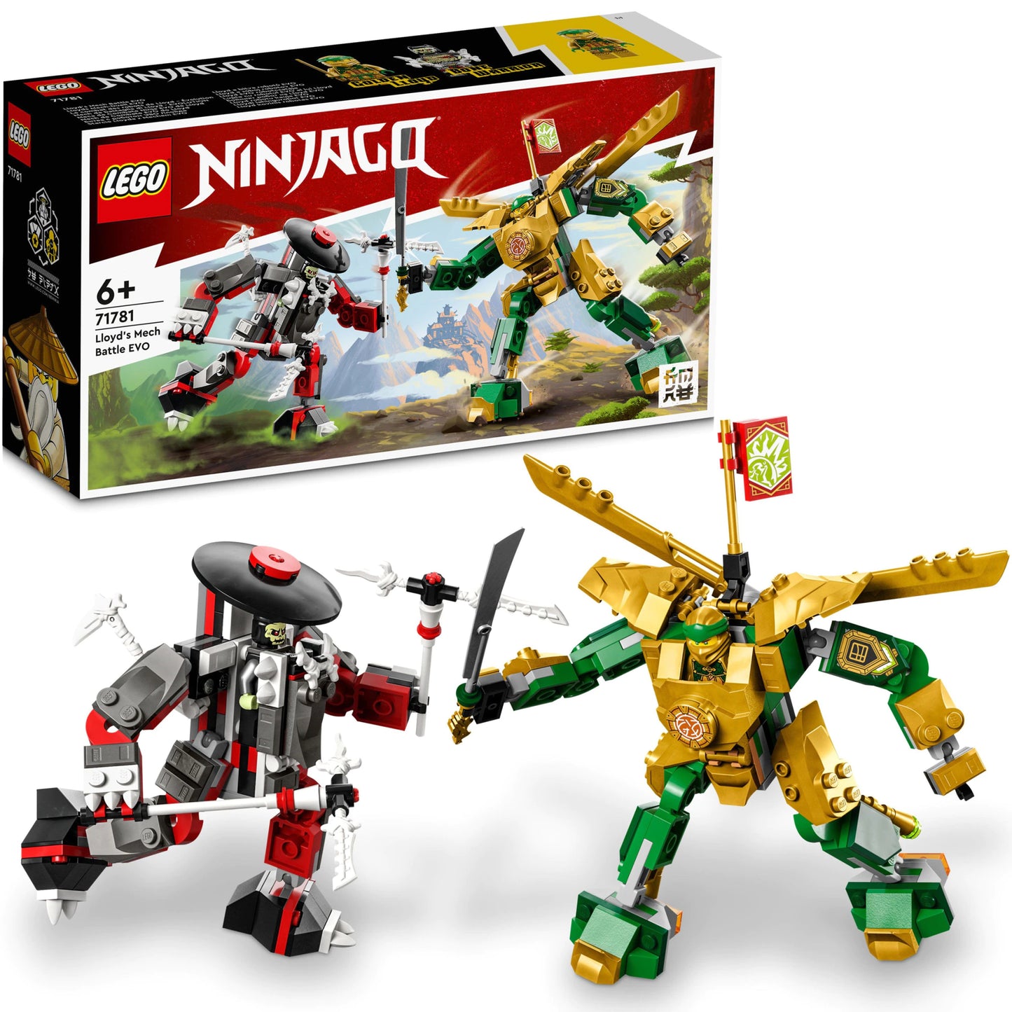 LEGO NINJAGO 71781 - Lupta cu robotul Evo al lui Lloyd