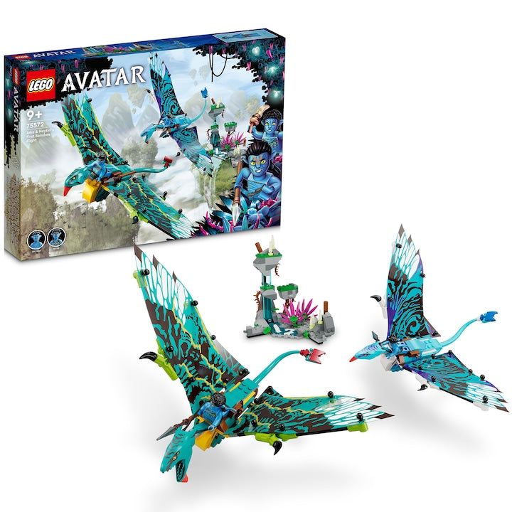 LEGO Avatar 75572 -  Primul zbor cu Banshee-ul lui Jake si Neytiri (572 piese)