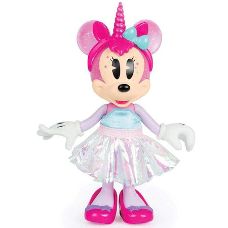 Papusa Minnie cu accesorii - RAINBOW GLOW