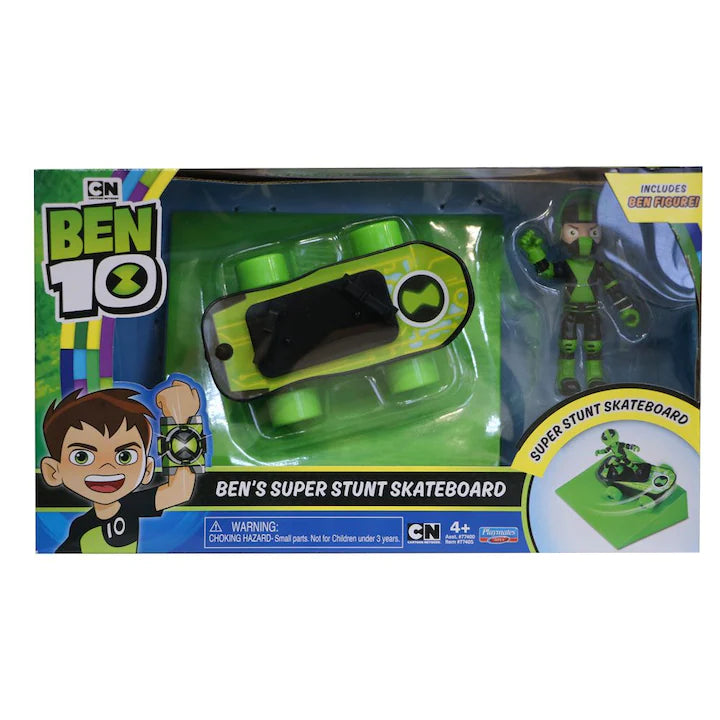 Figurina cu skateboard Ben 10 Super Stunt