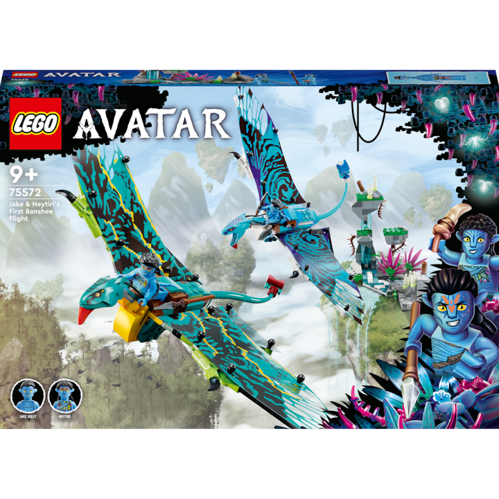 LEGO Avatar 75572 -  Primul zbor cu Banshee-ul lui Jake si Neytiri (572 piese)