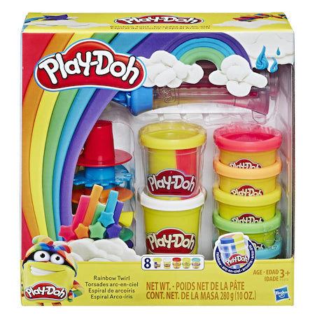 Set Plastilina Play-Doh Rainbow Twirl