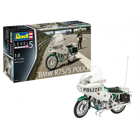 Motocicleta BMW R75/5 Police (151 piese) - 1/8 REVELL