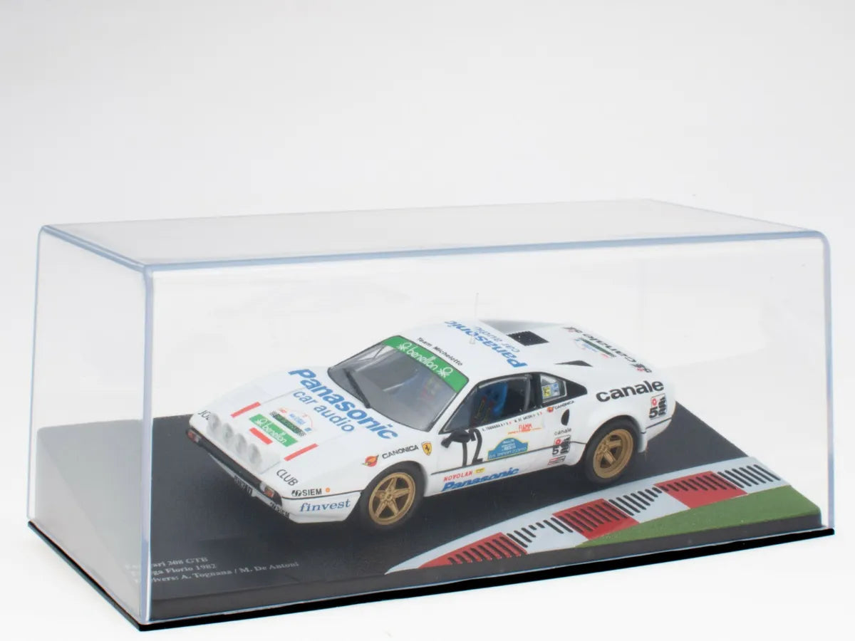 Ferrari 308 GTB Targa Florio 1982 cu vitrina plexiglass - 1/43 Altaya