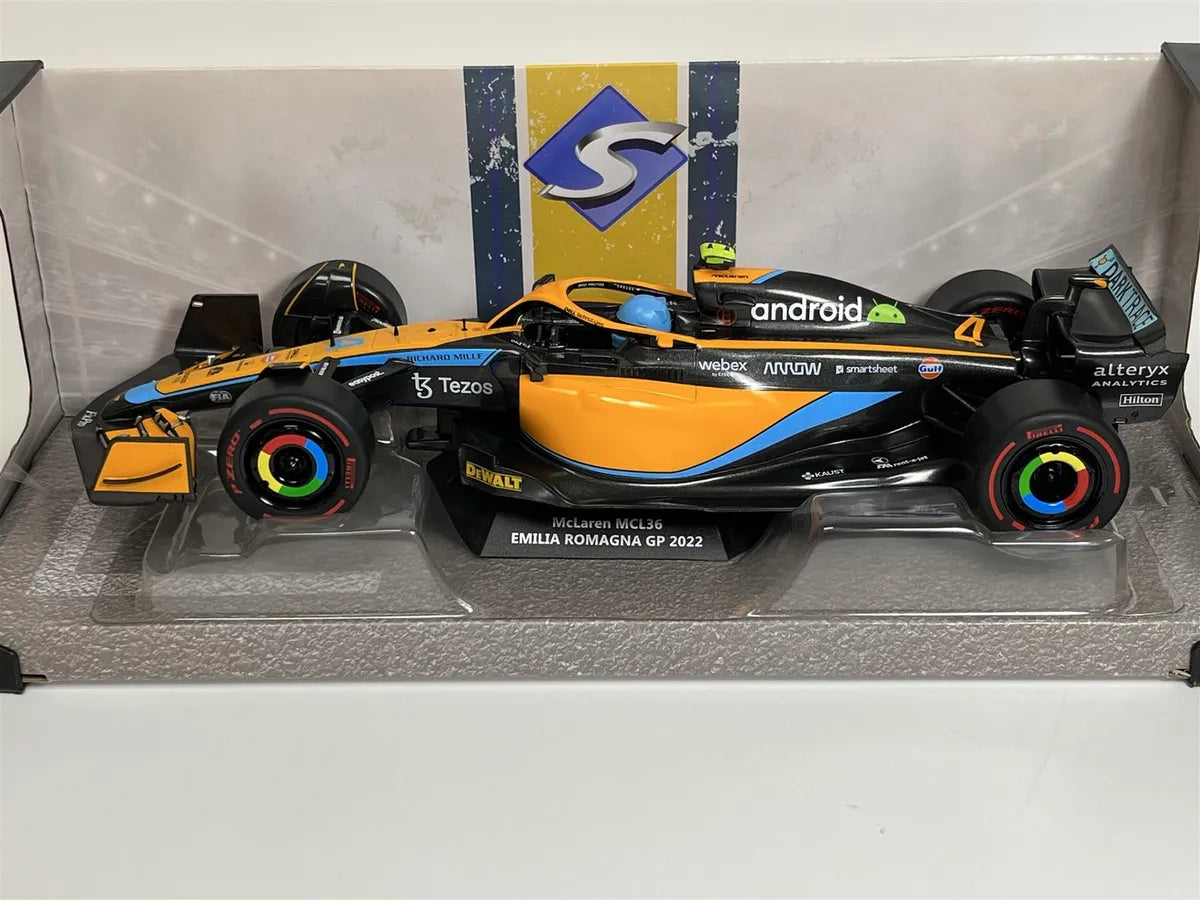 Formula 1 McLaren MCL36 Emilia Romagna GP 2022 L.Norris  - 1/18 Solido