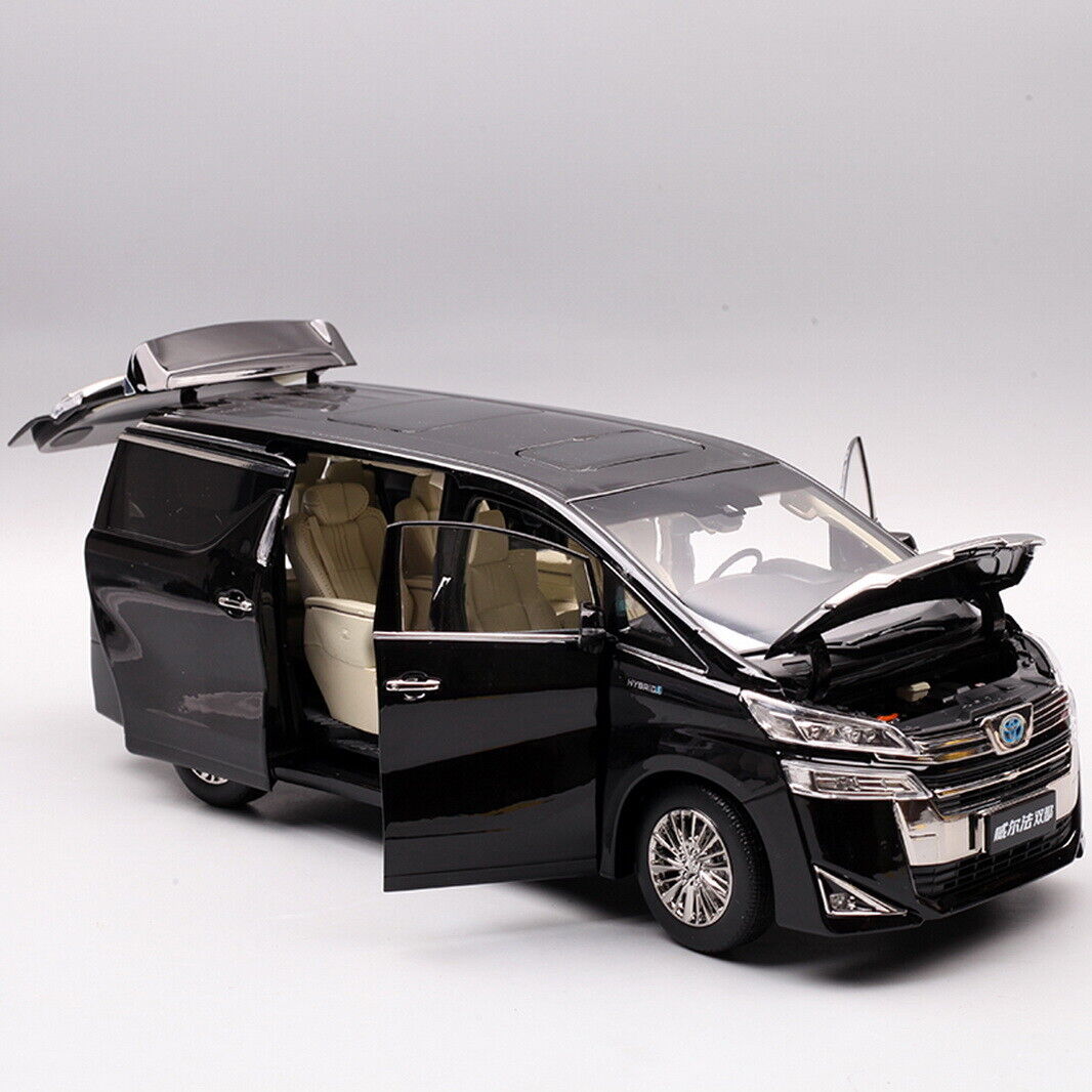 Toyota Vellfire Van LHD neagra - 1/18 KengFai