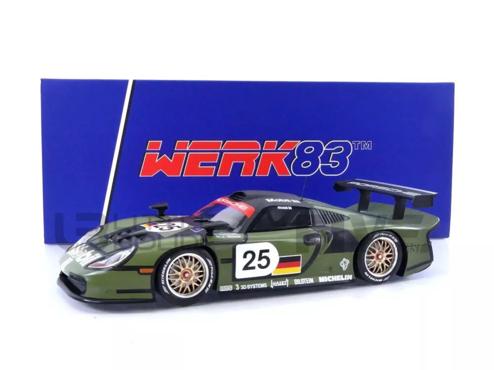 Porsche 911 GT1 #25 Prequalifiying 24h Le Mans 1997 - 1/18 Werk83