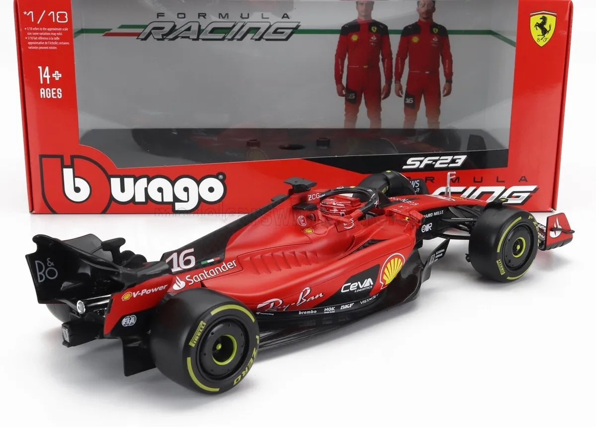 Formula 1 SF-23 Charles Leclerc 2023 #16 - 1/18 Bburago