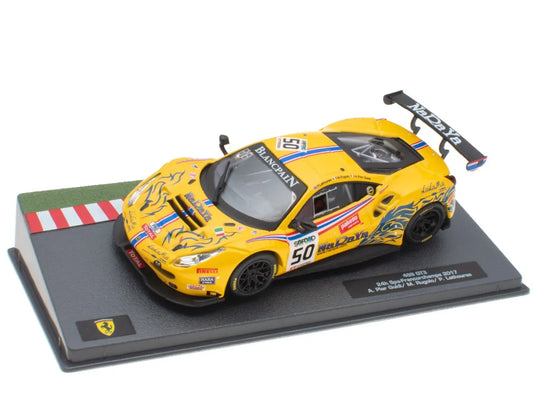 Ferrari 488 GT3 24h Spa-Francorchamps 2017 cu vitrina plexiglass - 1/43 Altaya