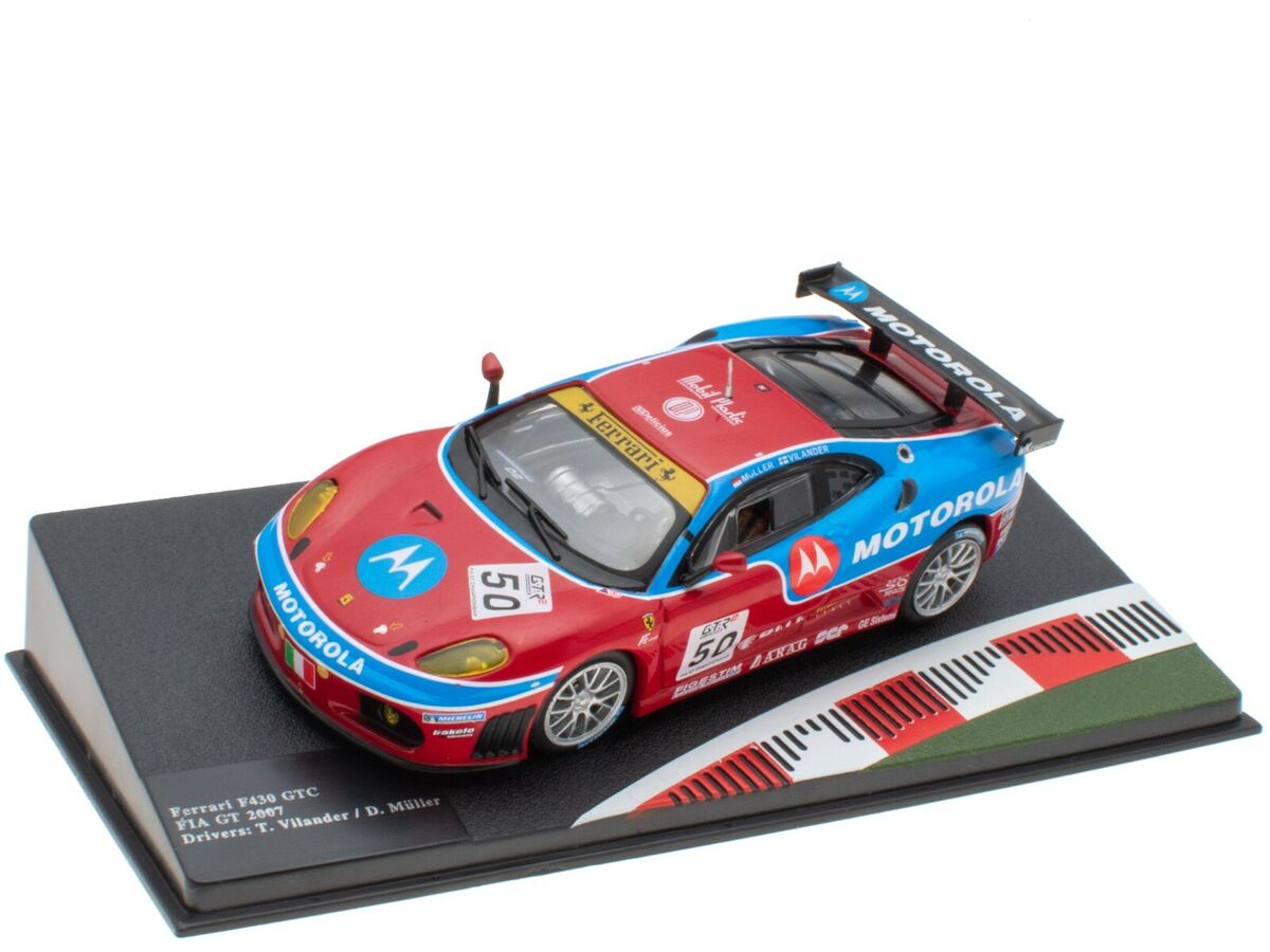 Ferrari F430 GTC FIA GT 2007 cu vitrina plexiglass - 1/43 Altaya