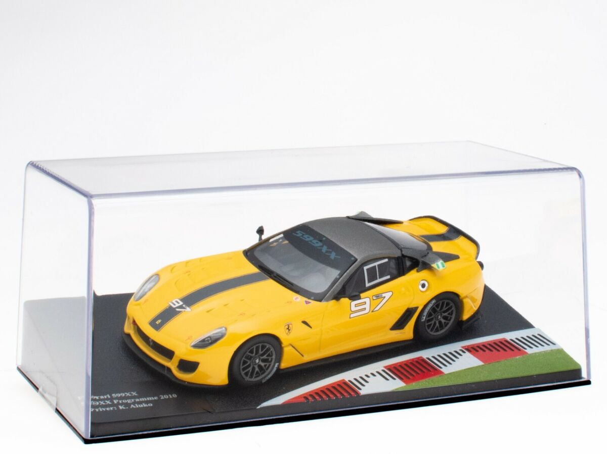 Ferrari 599XX Programme 2010 cu vitrina plexiglass - 1/43 Altaya