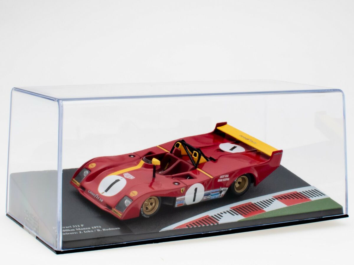 Ferrari 312P 1000km Monza 1973 cu vitrina plexiglass - 1/43 Altaya