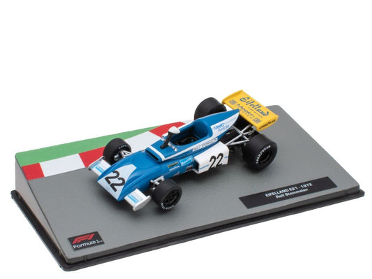 Formula 1 Eifelland E21 1972 Rolf Stommelen cu vitrina plexiglass - 1/43 Altaya