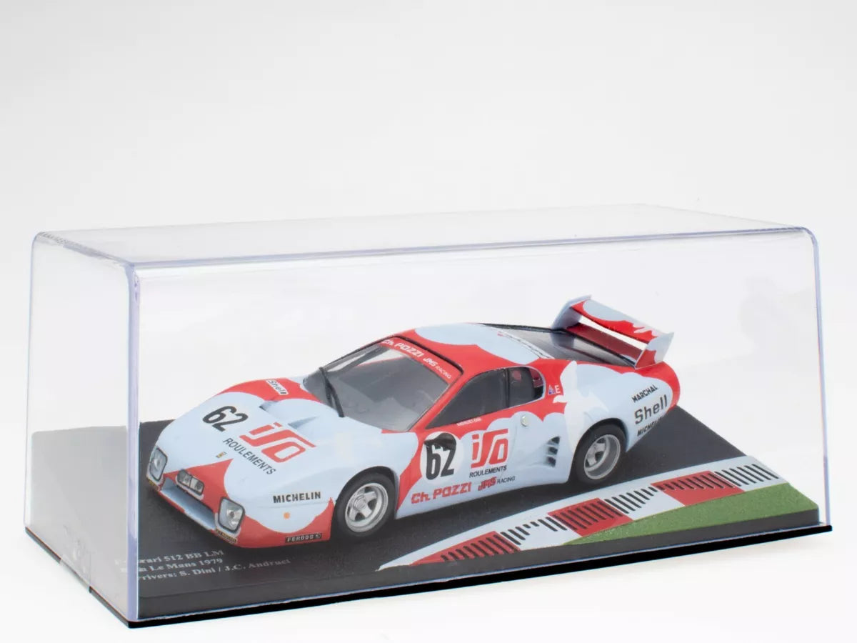 Ferrari 512 BB LM 24h LeMans 1979 cu vitrina plexiglass - 1/43 Altaya