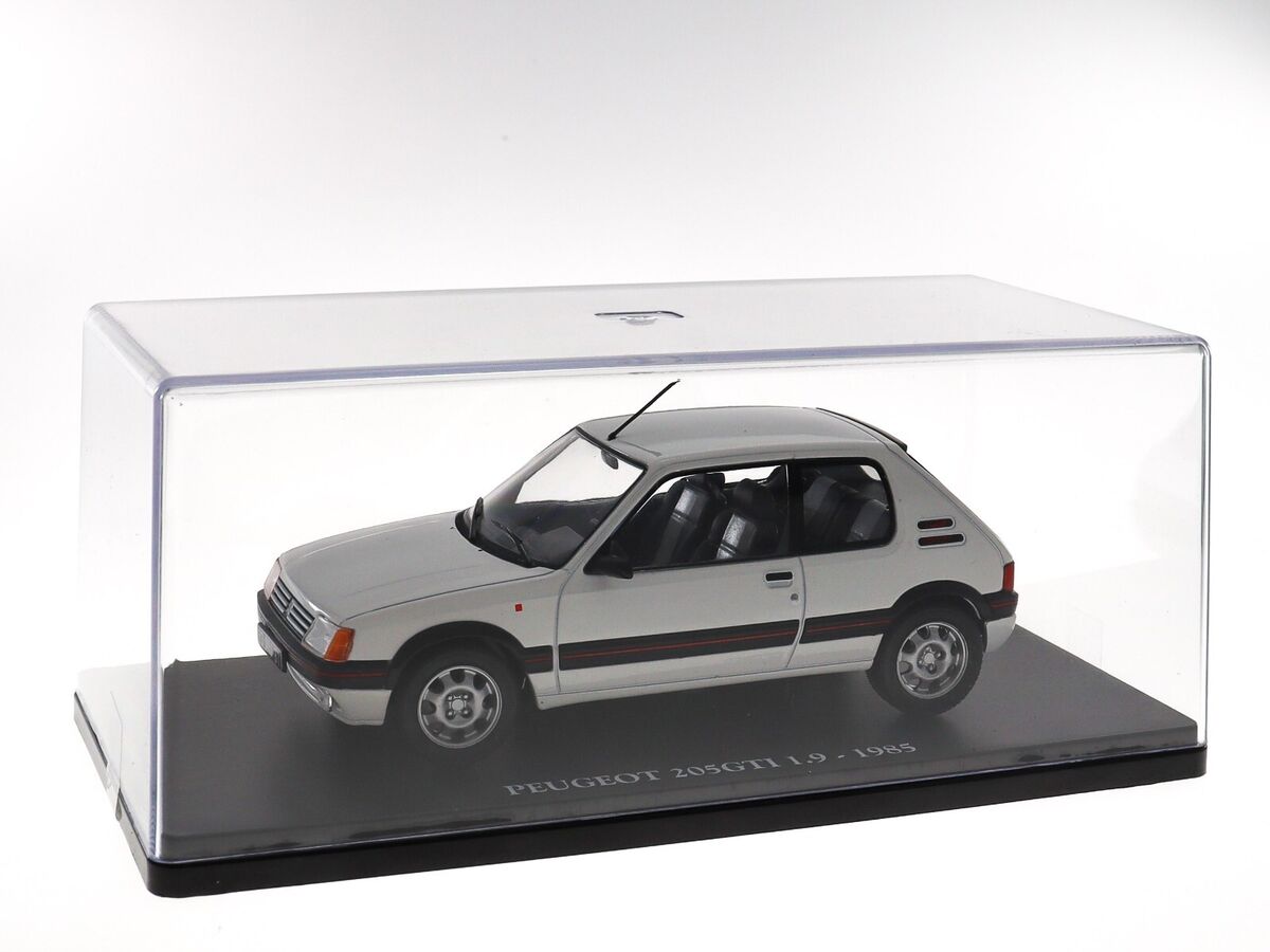 Peugeot 205 GTI 1.9 1985 cu vitrina plexiglass - 1/24 Ixo