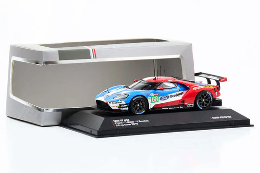 Ford GT #68 24h Le Mans 2019 cu vitrina plexiglass - 1/43 IxoModels