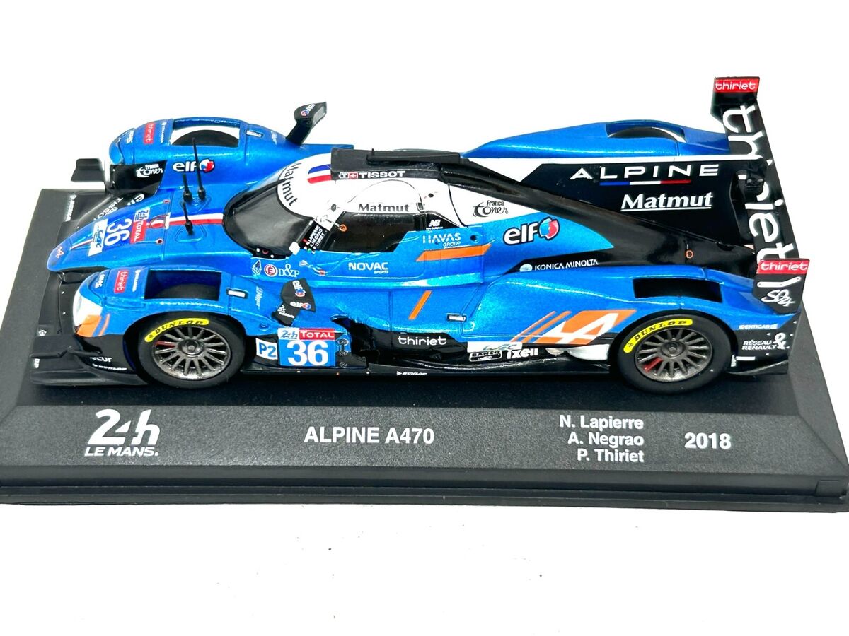 Alpine A470 24h LeMans 2018 #36 cu vitrina plexiglass - 1/43 Altaya