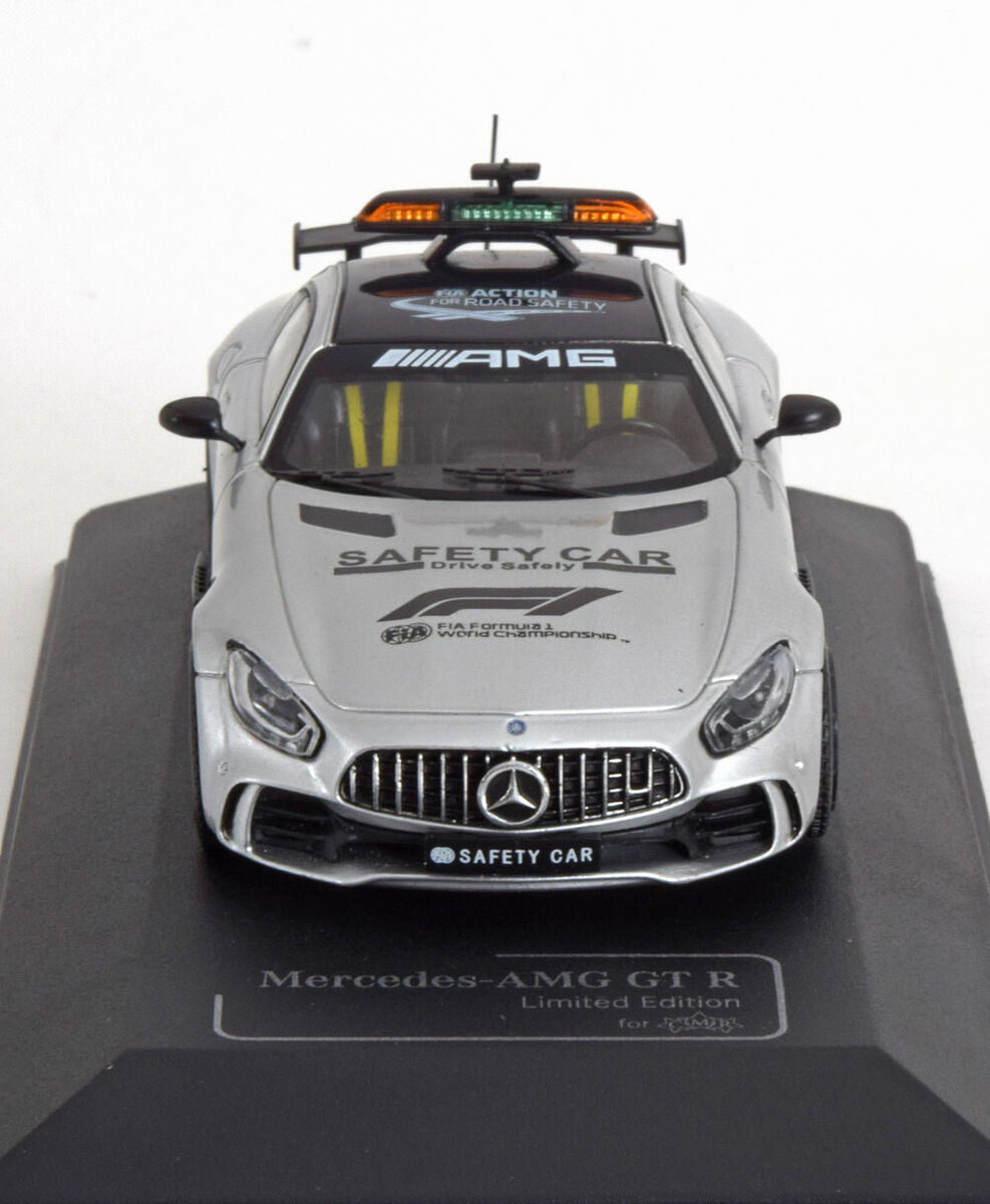 Mercedes-Benz AMG GT-R Safety Car gri cu vitrina plexiglass - 1/43 CMR