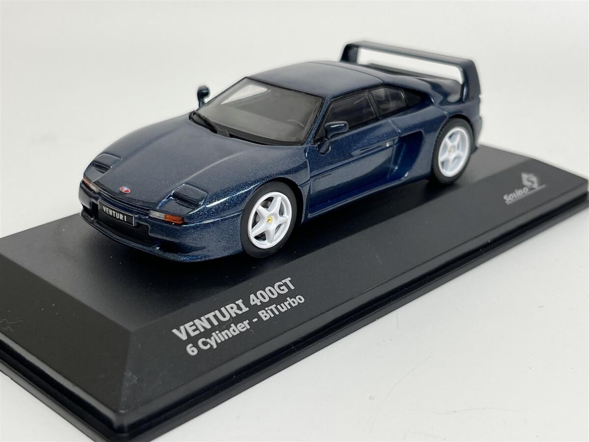 Venturi 400 GT 6 Cylinder - Biturbo cu vitrina plexiglass - 1/43 Solido