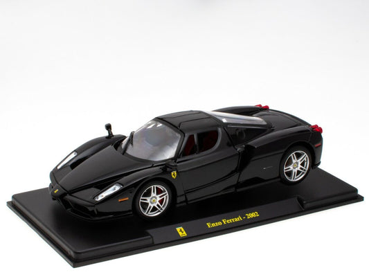 Ferrari Enzo Ferrari negru cu vitrina plexiglass - 1/24 Bburago