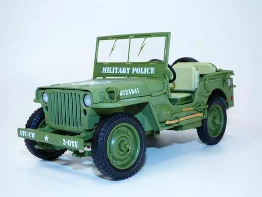 Jeep Willis US Army Military Police - 1/18 American Diorama