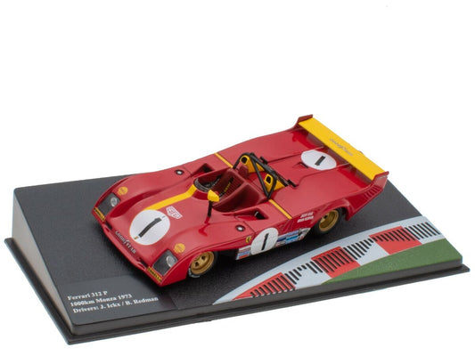 Ferrari 312P 1000km Monza 1973 cu vitrina plexiglass - 1/43 Altaya