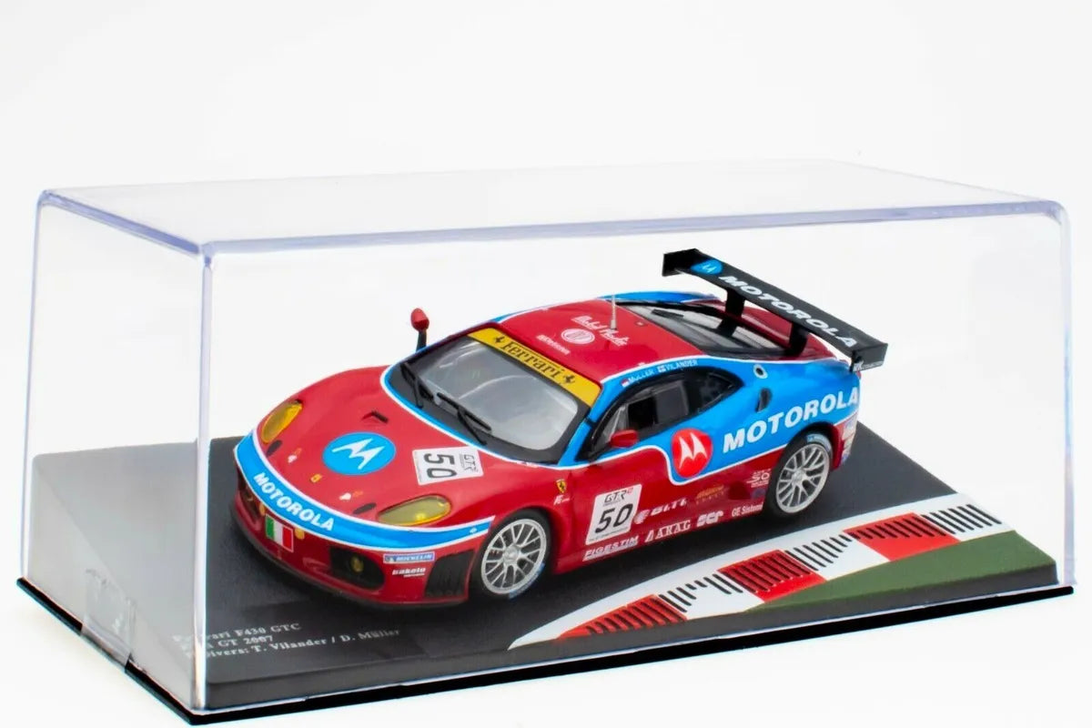 Ferrari F430 GTC FIA GT 2007 cu vitrina plexiglass - 1/43 Altaya