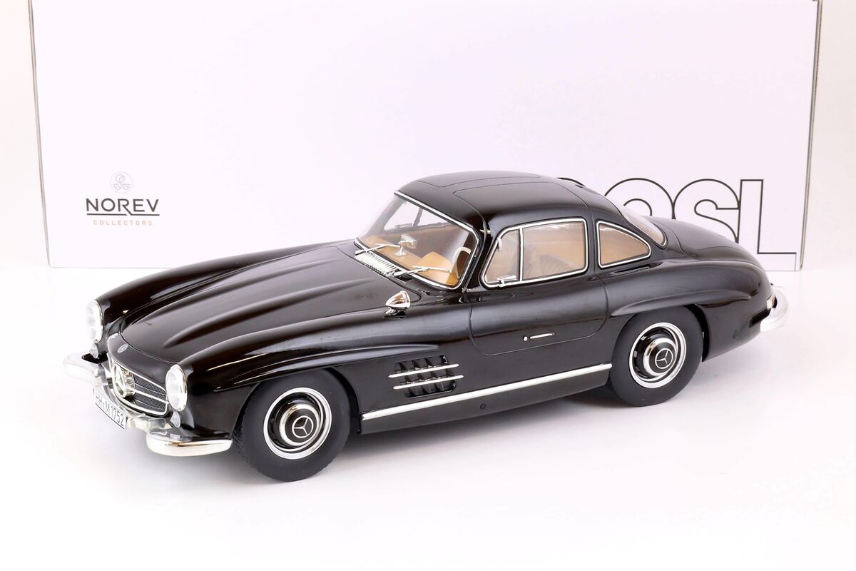 Mercedes-Benz 300SL 1954 negru 1/300 pcs - 1/12 Norev