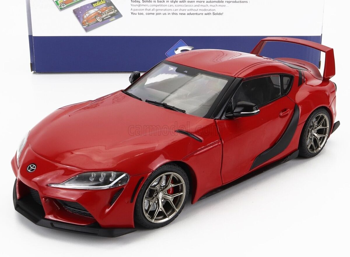 Toyota Gr Supra rosie 2023 - 1/18 Solido