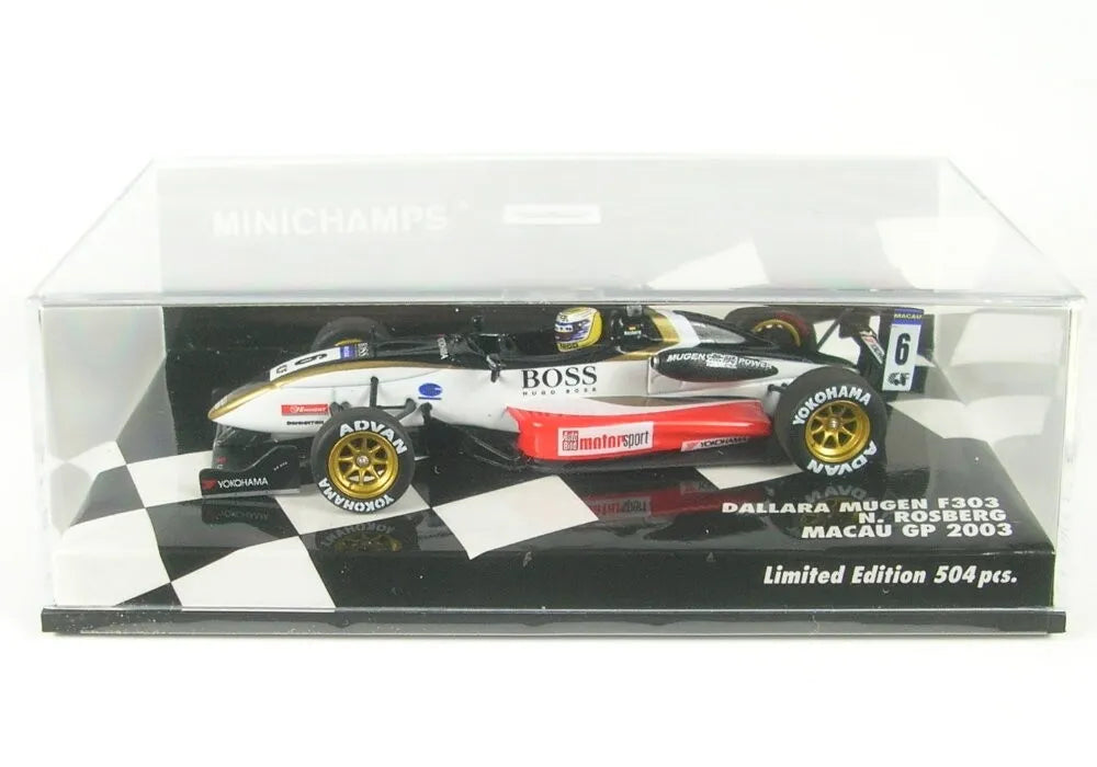 Formula 1 Dallara Mugen F303 N.Rosberg Macau GP 2003 LIMITED EDITION 504 pcs - 1/43 Minichamps