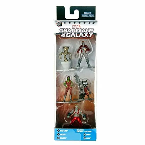 Set 5 figurine metal 4cm Gardienii Galaxiei - Jada