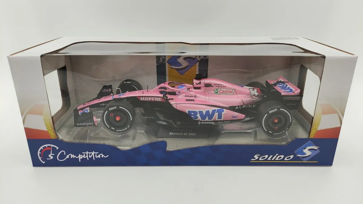 Formula 1 Alpine A522 Bahrein GP 2022 F.Alonso - 1/18 Solido