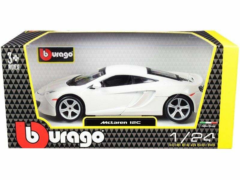 Macheta Mclaren 12C alb - 1/24 Bburago